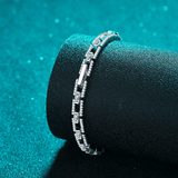 Bracelet Graceful Glint en Argent Sterling 925 avec Diamants Moissanite 💎
