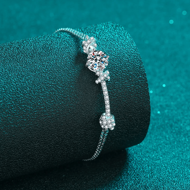 Bracelet Bright en Argent Sterling 925 avec Diamants Moissanite 💎