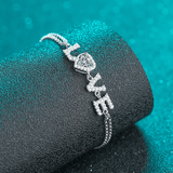 Bracelet Love Blissful en Argent Sterling 925 avec Diamants Moissanite 💎