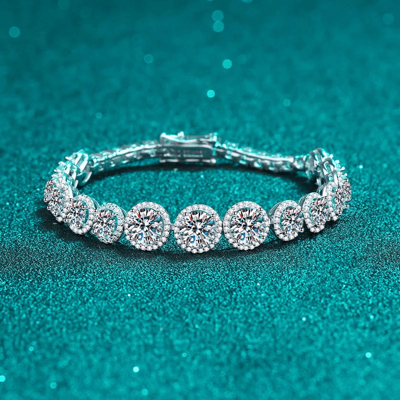 Bracelet Whispers of Moonlight en Argent Sterling 925 avec Diamants Moissanite 💎