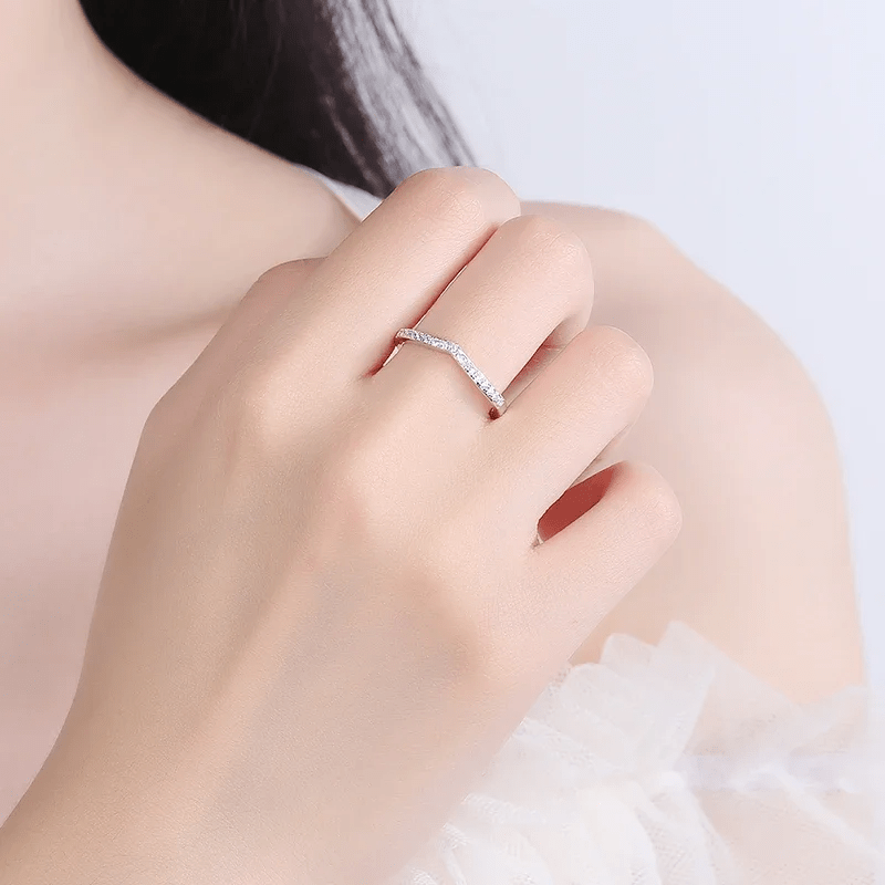 Bague ARC Silver en Argent Sterling 925 - Serti Oxyde De Zirconium 💎