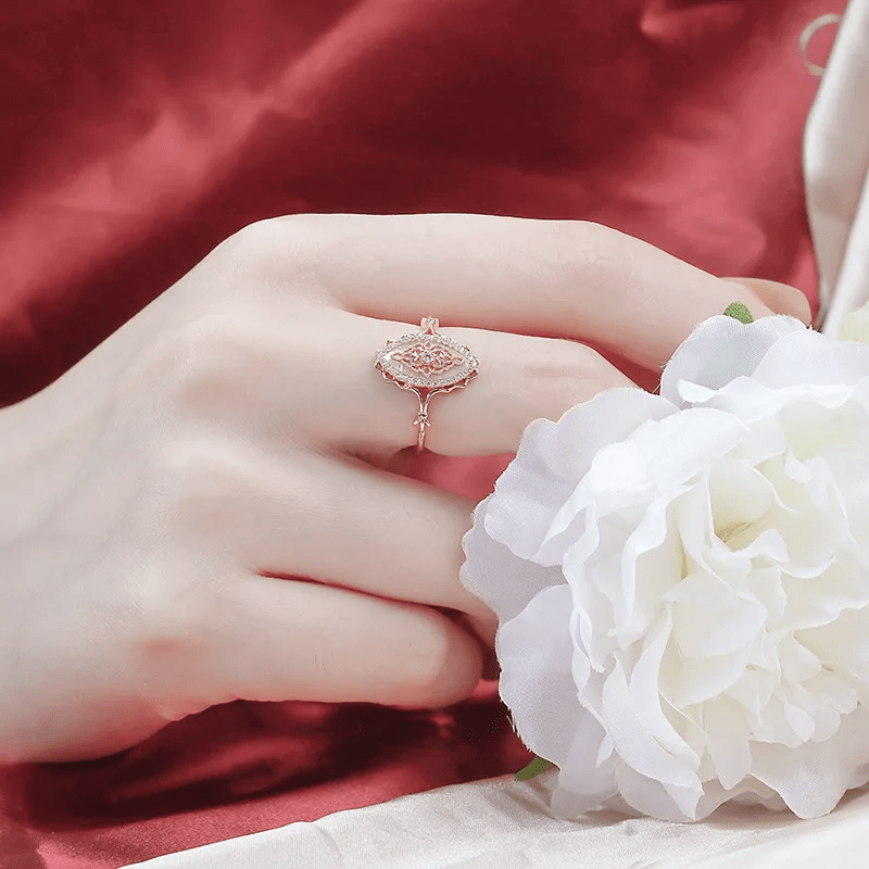 Bague Duchesse d’Albion Plaqué Or 18ct - Moissanite 0.5 Carat 💎