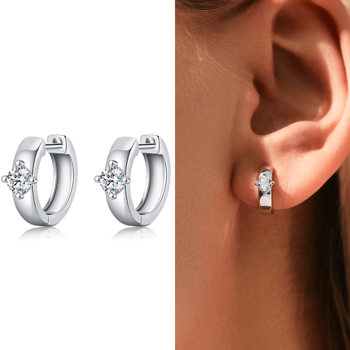 Boucles d'oreilles Sélis Opaline - Diamant Moissanite💎