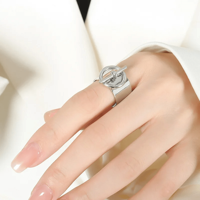 Bague Ajustable Interlock - LORIELE