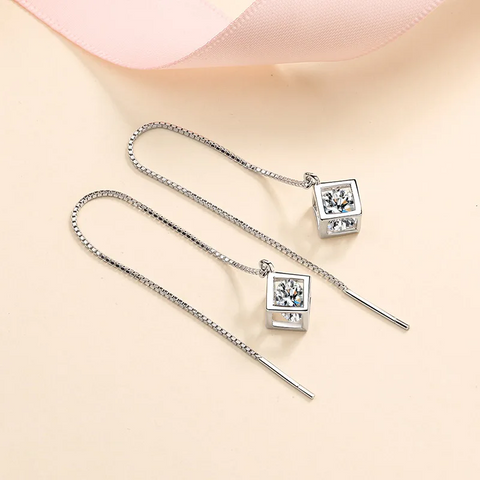 Boucles d'oreilles Brillanza Cubique en Argent Sterling 925 Loriele™