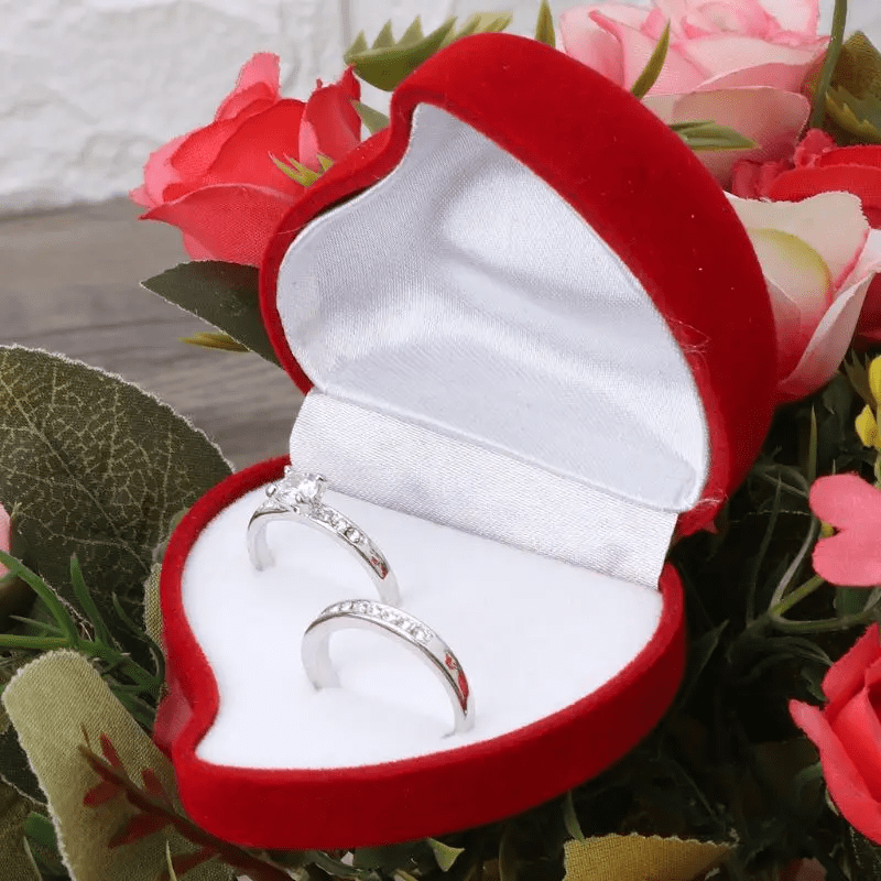 Écrin Bague <br /> Cœur de Velours