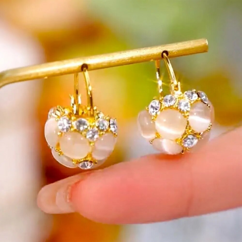 Boucles d'Or Perlées Lustré Or 14K🦪