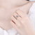 Bague Solitaire Douceur Argentée en Argent Sterling 925  - Diamant Moissanite 1 Carat 💎Loriele™
