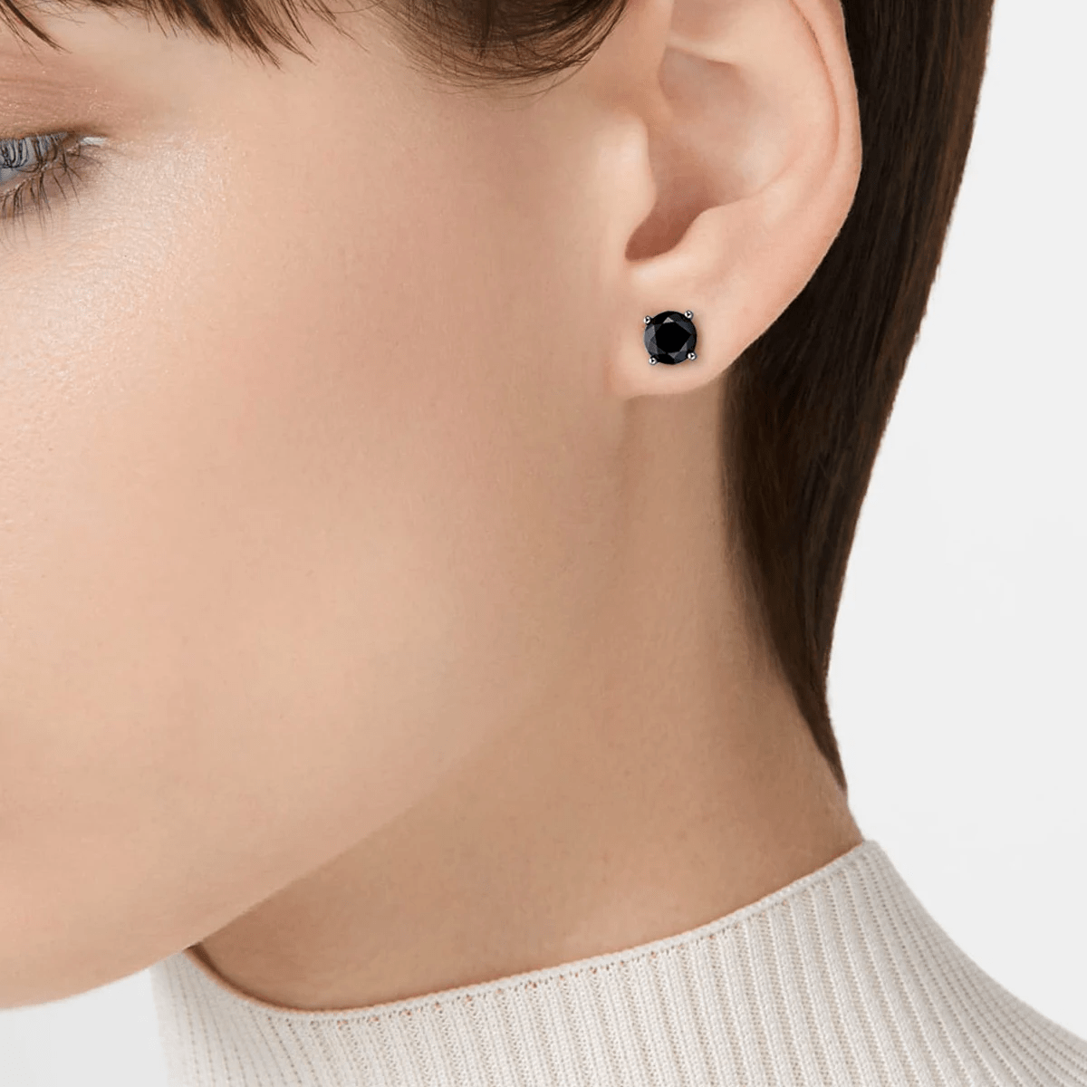Boucles d'oreilles Pierre D'Onyx en Argent Sterling 925 Loriele™