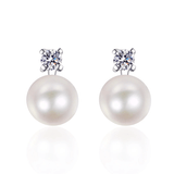 Boucles d'oreilles Perle Aria en Argent Sterling 925 Loriele™