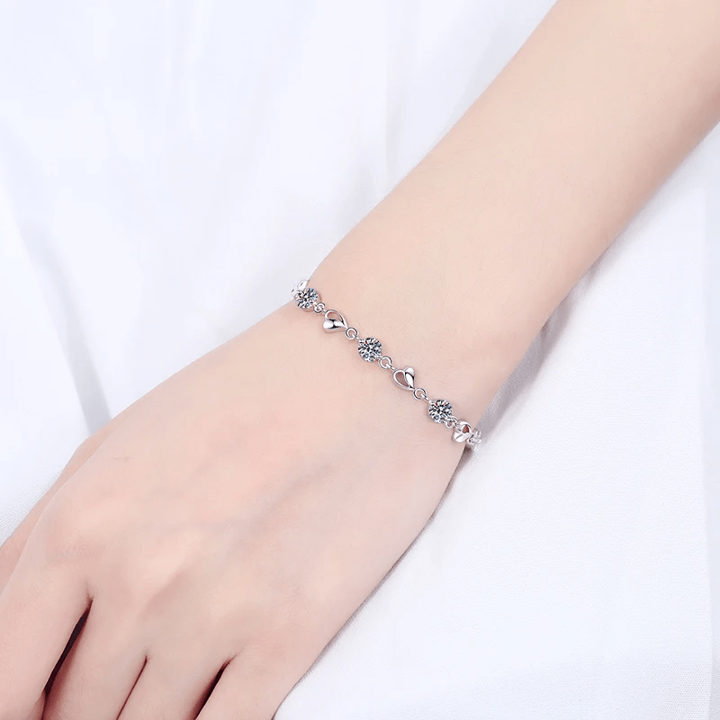 Bracelet Iris Shine en Argent Sterling 925 avec Diamants Moissanite 💎