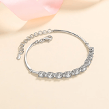 Bracelet Purity Prism en Argent Sterling 925 avec Diamants Moissanite 💎
