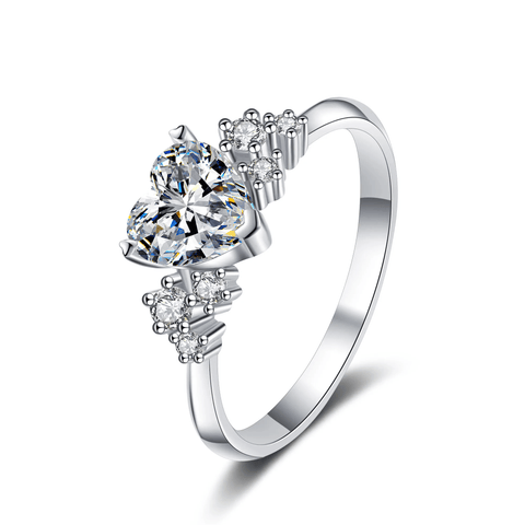 Bague Trio de Sérénité en Argent Sterling 925  - Diamant Moissanite 1 Carat 💎Loriele™