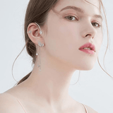 Clips d’oreilles Cascade d’Astéria💧- Zircone Cubique 💎 x2