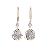 Boucles d'oreilles Rose de Crystal 🔮