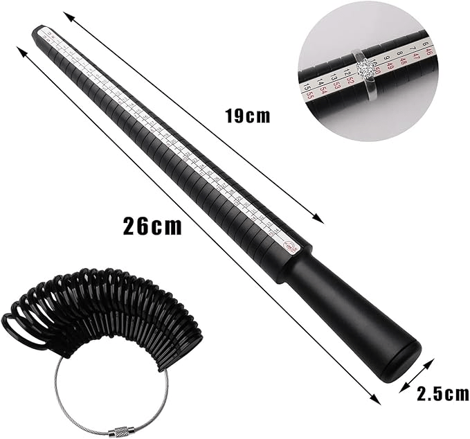 Kit d’Outils de Mesure de Taille de Bague – Précision & Simplicité