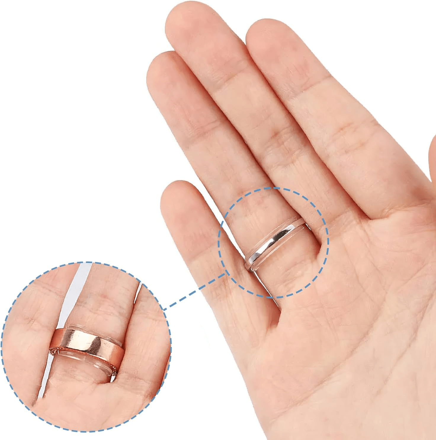 Ajusteurs Invisibles de Taille de Bague 8 Pièces 📏