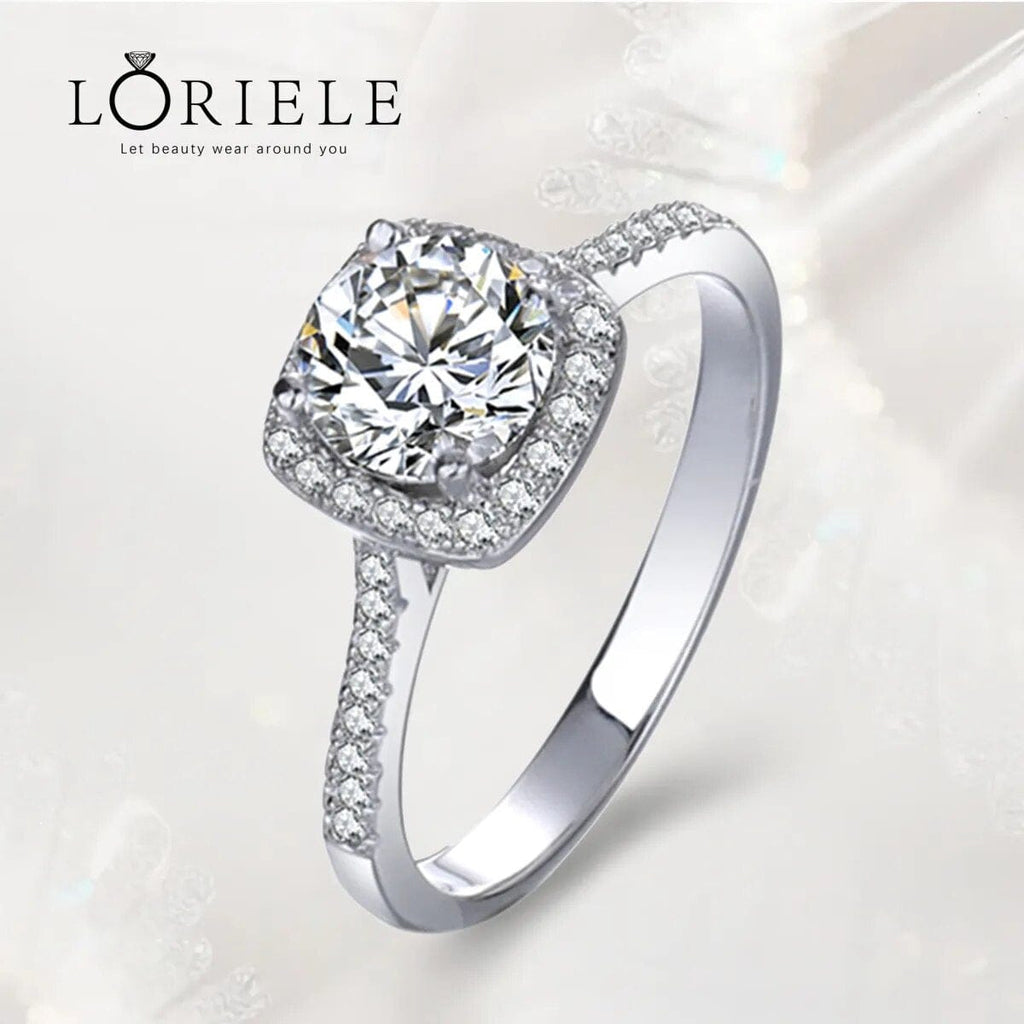 Bague Halo Callista En Argent Sterling 925 - Diamant Moissanite 1 Carat 💎