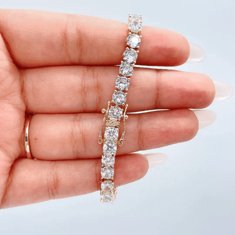 Bracelet Léonora Lapis en Argent sterling 925 - Diamant Moissanite 1 Carat 💎
