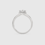 Bague Cristal Hexagonal - Diamant Moissanite💎