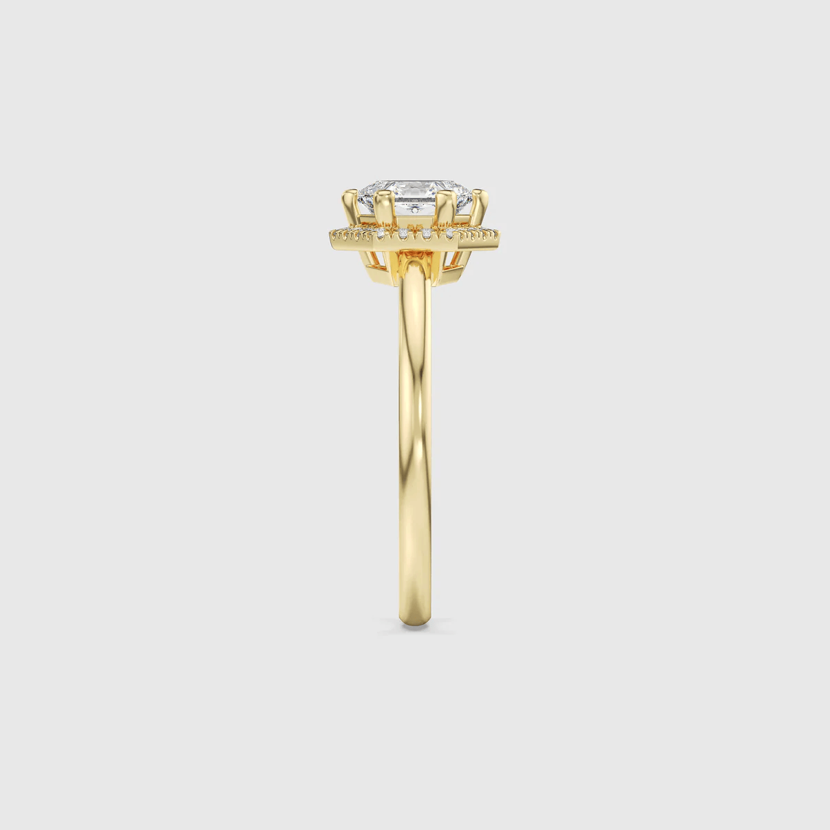 Bague Cristal Hexagonal - Diamant Moissanite💎