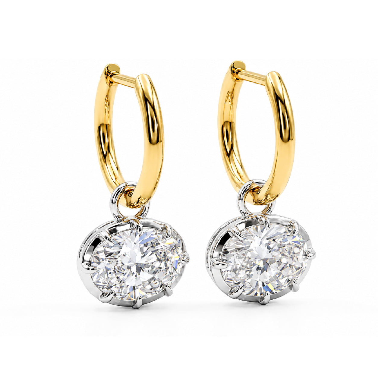 Boucles d'oreilles Diane Minerva - Diamant Moissanite💎