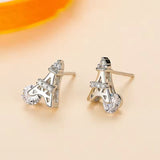 Boucles d'oreilles Ici Paris 🇫🇷 - Diamant Moissanite 💎
