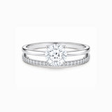 Bague loriele Lia Dualis - Diamant Moissanite💎