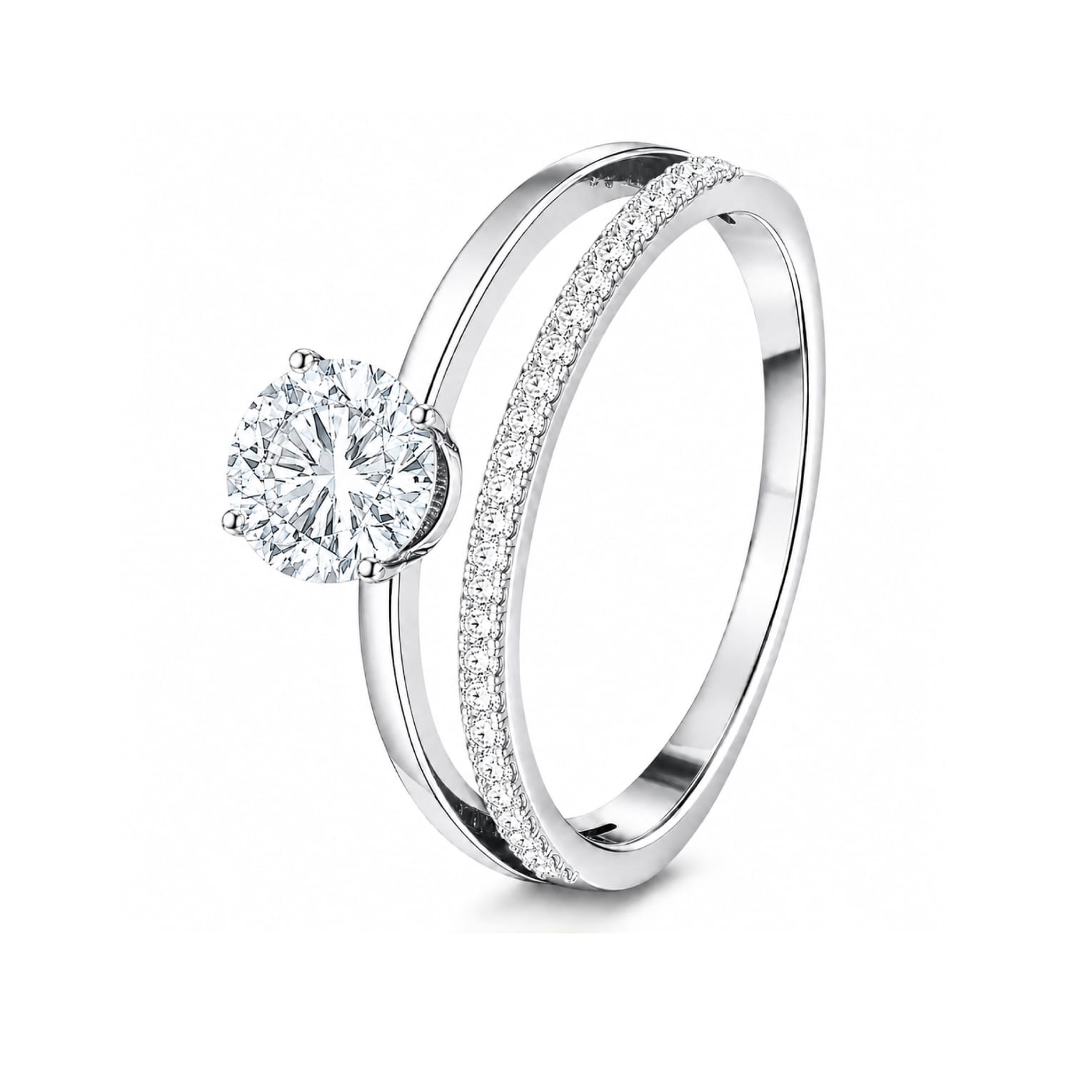 Bague loriele Lia Dualis - Diamant Moissanite💎