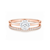 Bague loriele Lia Dualis - Diamant Moissanite💎