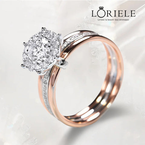 Bague solitaire Aurora Argent Sterling 925 - Diamant Moissanite 1 Carat 💎