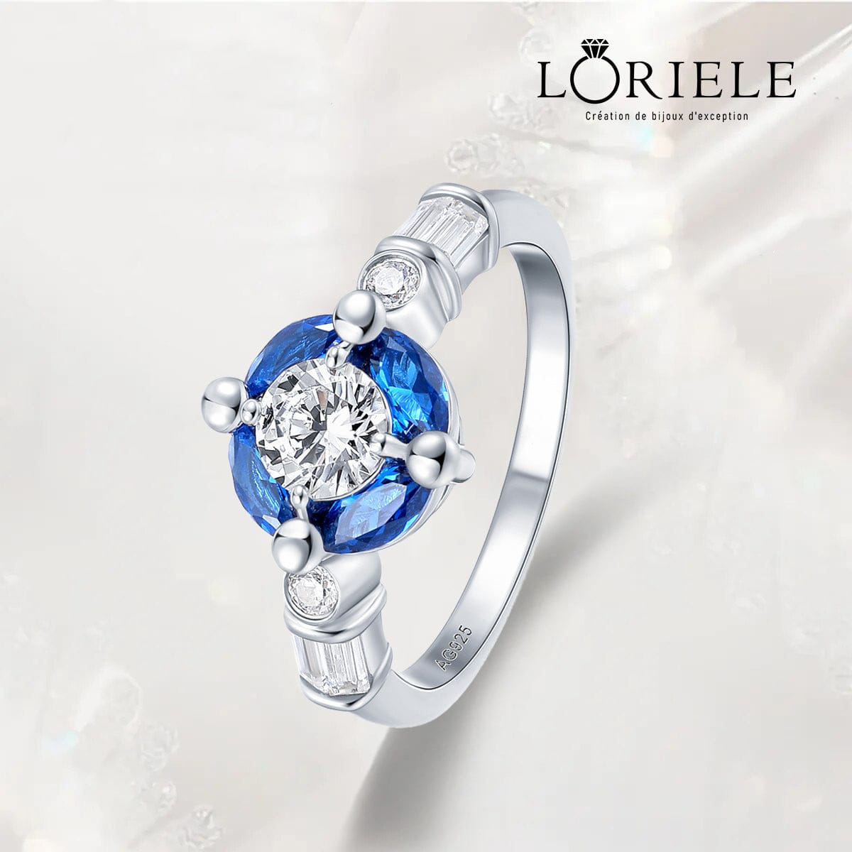 Bague Flot Marine - Diamant Moissanite💎