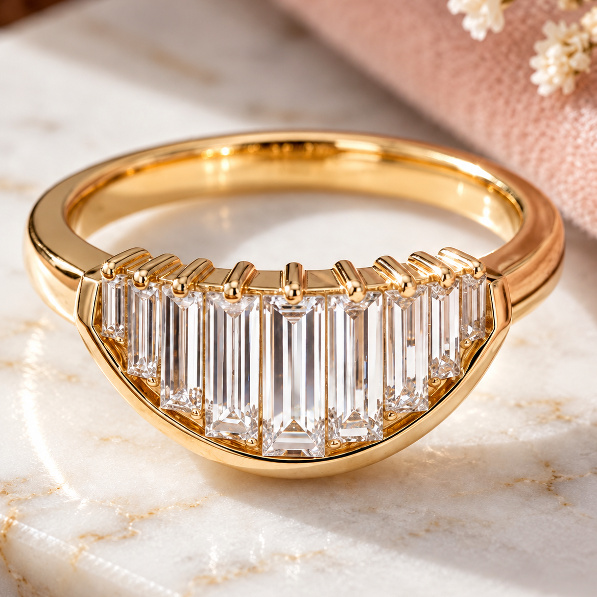 Bague Grand Opéra - Diamant Moissanite 💎