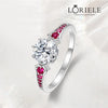 Bague Impératrice Pourpre - Diamant Moissanite💎