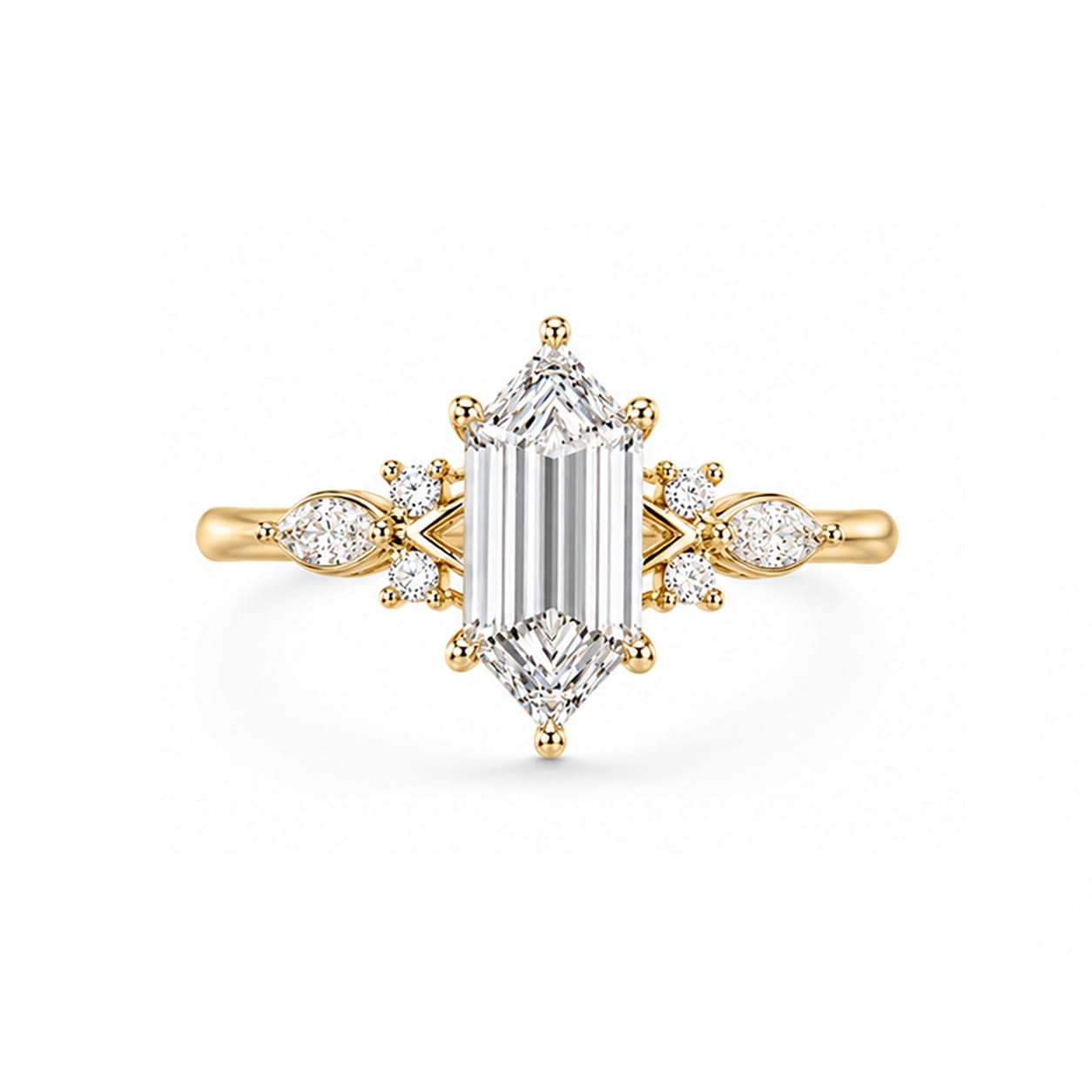 Bague Diadème Impératrice - Diamant Moissanite💎