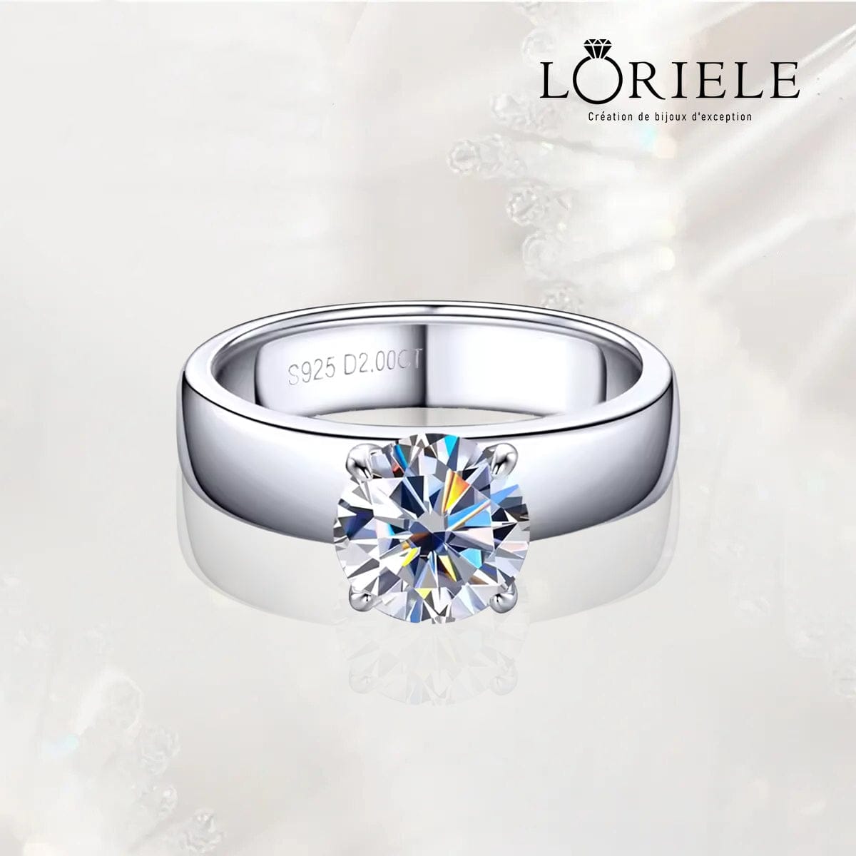 Bague Isolde Opaline - Diamant Moissanite💎