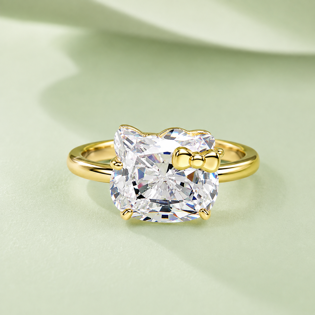 Bague Kitten kitty's 🐱- Diamant Moissanite💎