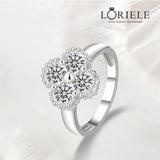 💍Bague Clover édition - Diamant Moissanite 1 Carats💎Loriele™