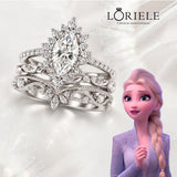 Ensemble de bagues Elsa - Diamant Moissanite 💎