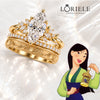 Ensemble de bagues Mulan - Diamant Moissanite 💎