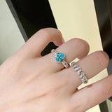 Bague Twisted Dorée - Diamant Moissanite💎