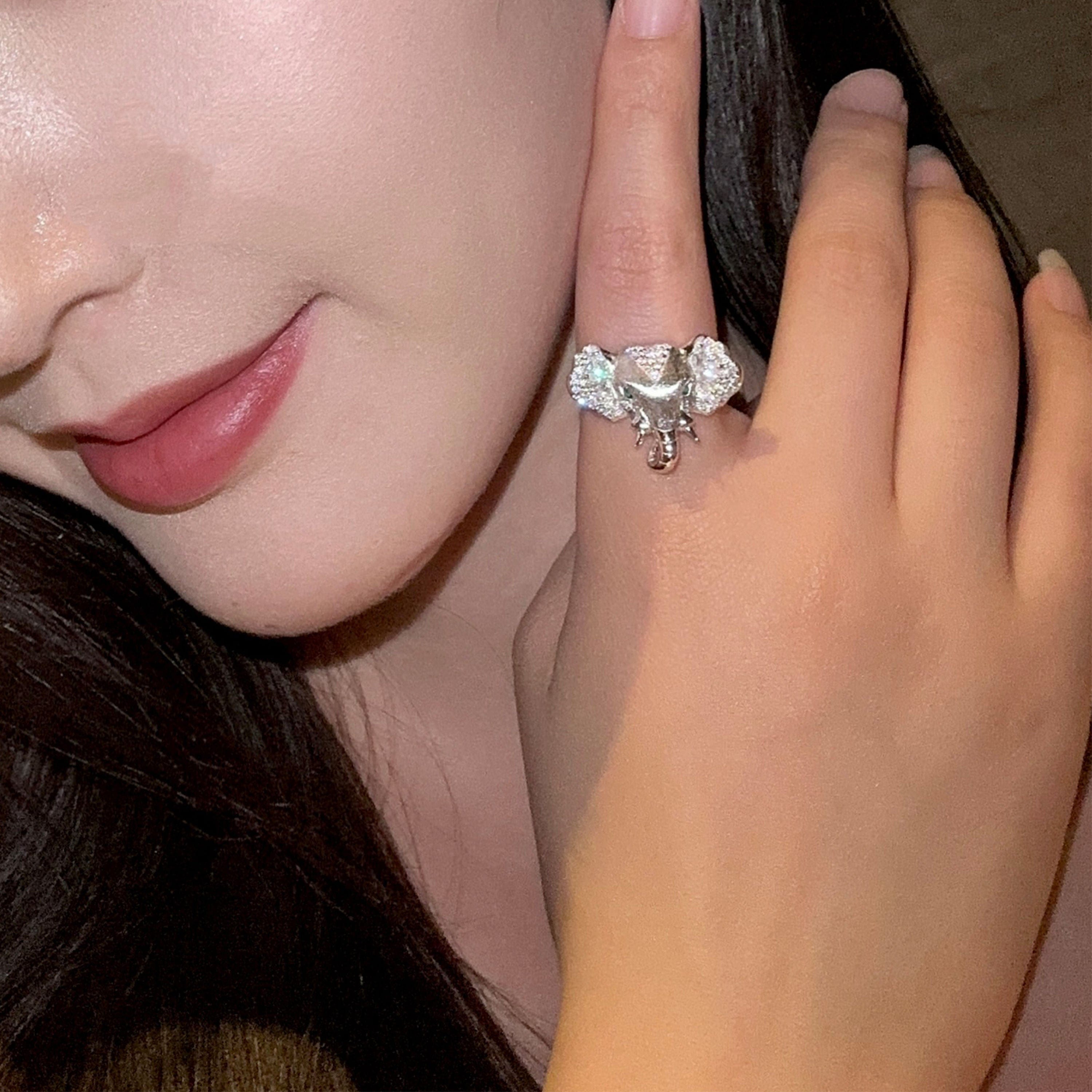 Bague Trône de Ganesha - Moissanite💎