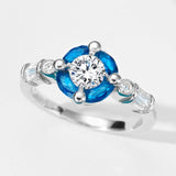 Bague Flot Marine - Diamant Moissanite💎