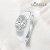 Bague Souverain de Cristal - Diamant Moissanite💎