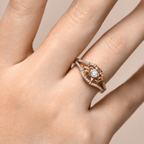 Bague LORIELE - La Tisseuse d’Or - Diamant Moissanite 1 Carat 💎