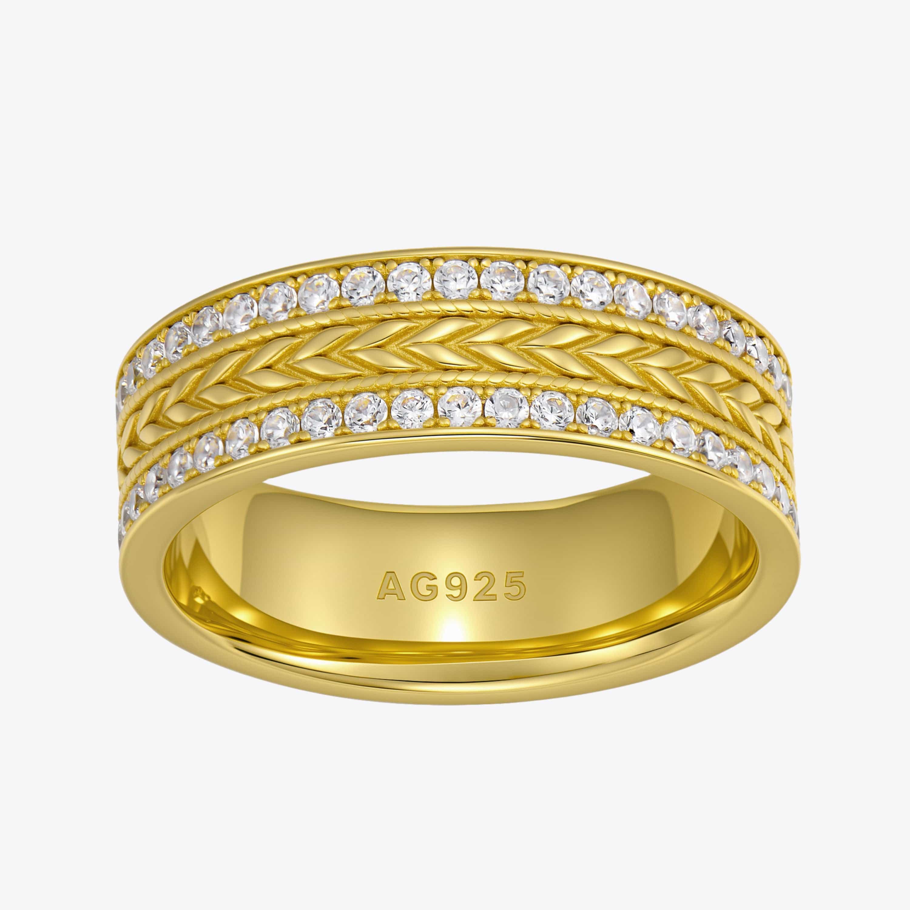 Bague Tresse d'isis - Diamant Moissanite💎