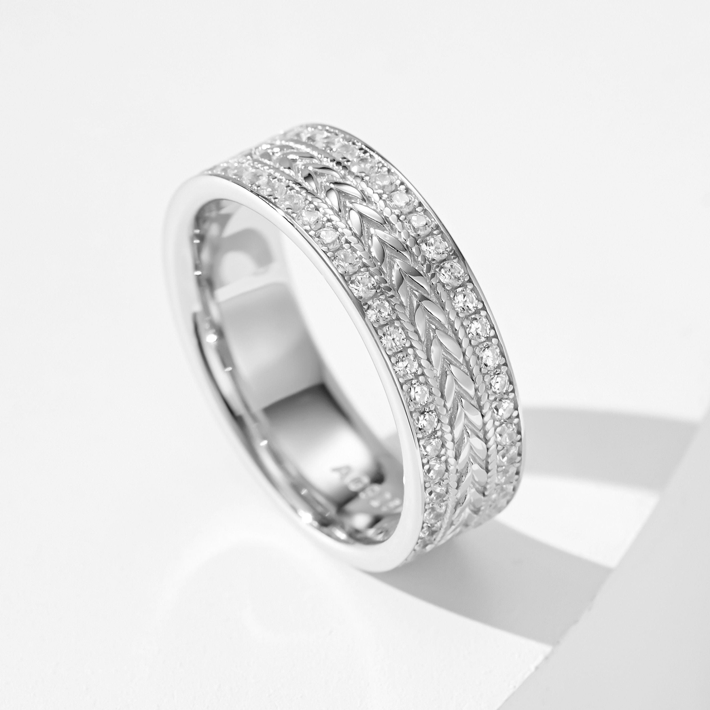 Bague Tresse d'isis - Diamant Moissanite💎