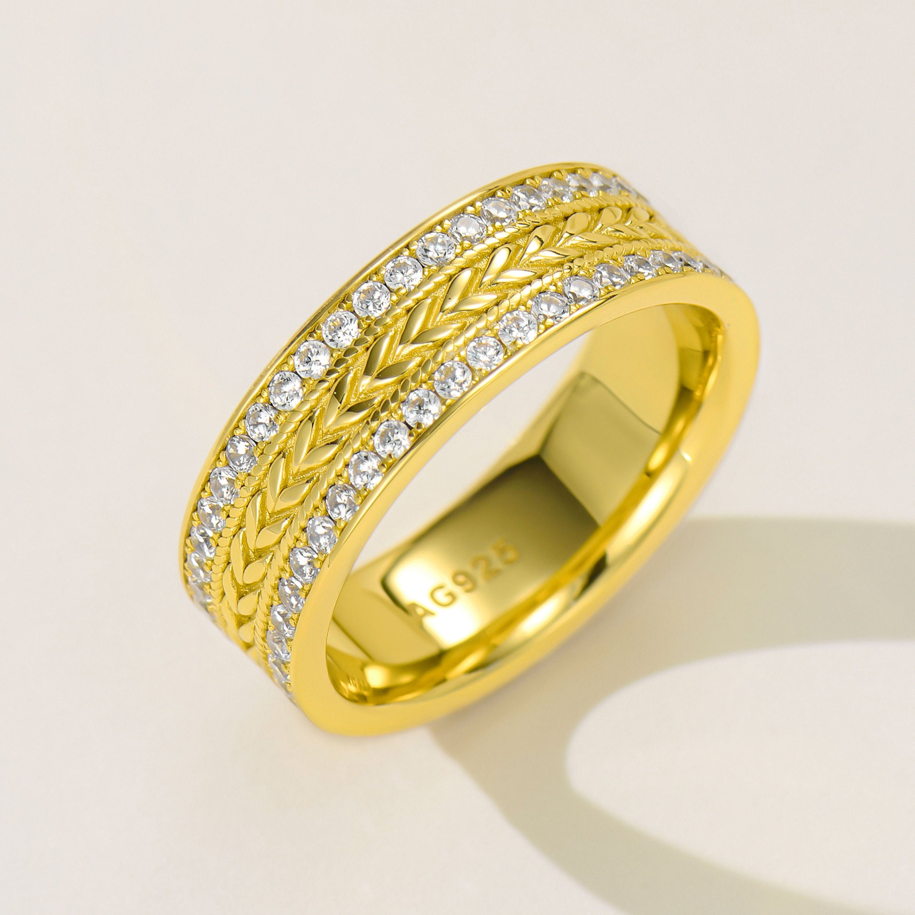 Bague Tresse d'isis - Diamant Moissanite💎