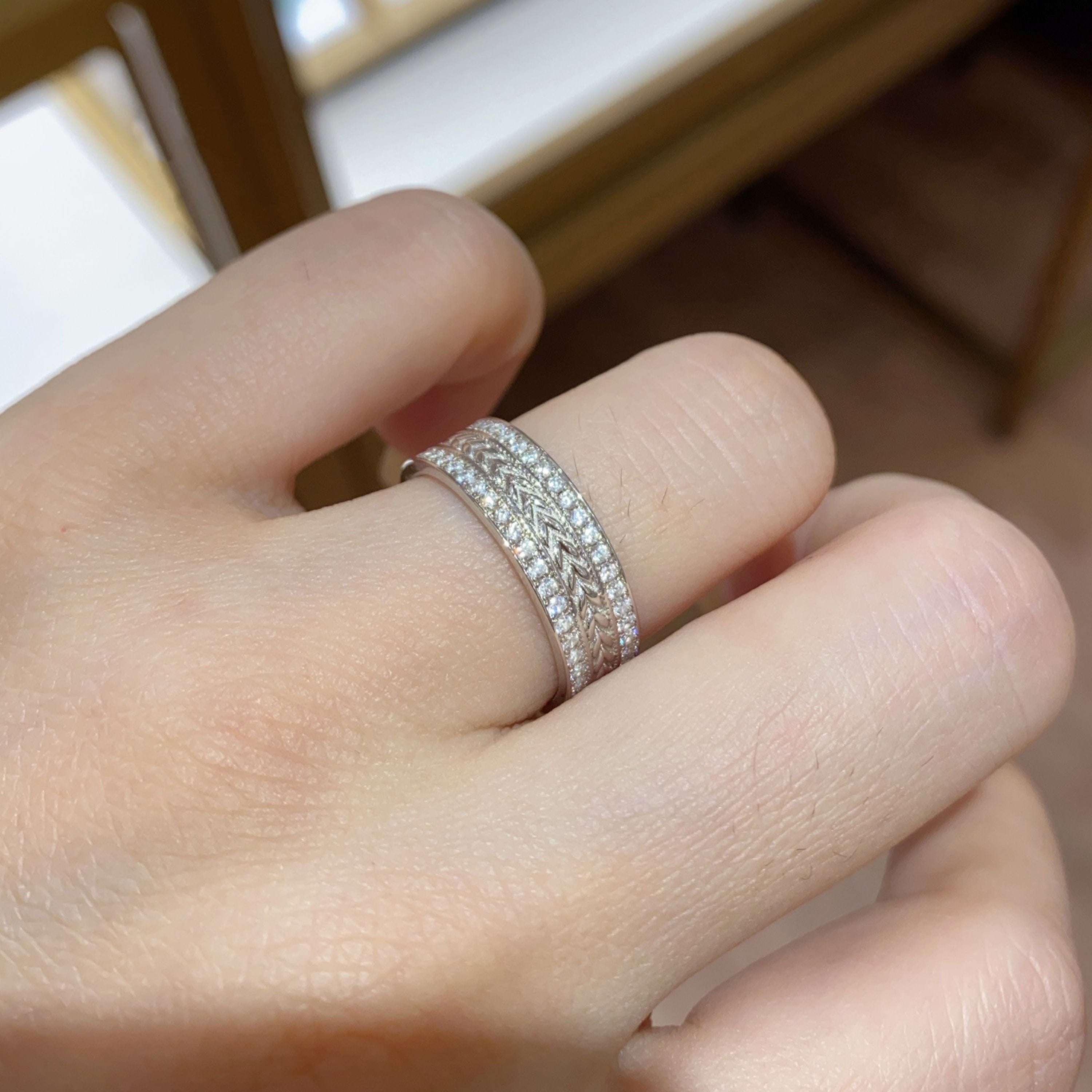 Bague Tresse d'isis - Diamant Moissanite💎