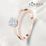 Bague loriele Lia Dualis - Diamant Moissanite💎